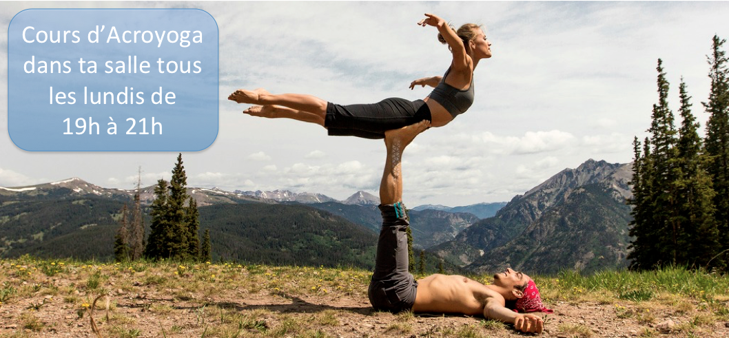 Nouveauté : Cours d'acroyoga